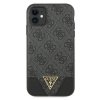 Guess GUHCN61PU4GHBK iPhone 11 6,1 / Xrszary/grey hardcase 4G Triangle Collection